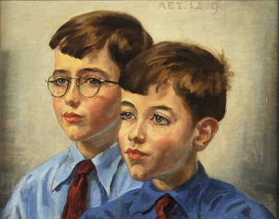 Deze afbeelding toont een kunstzinnig portret van Johan Polak .
