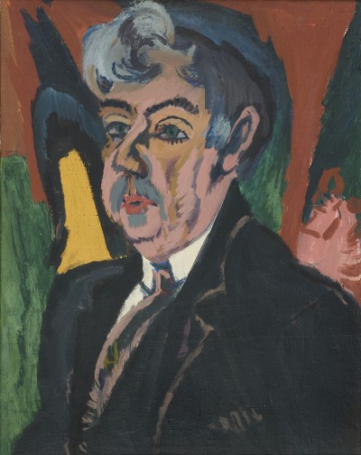 Deze afbeelding toont een kunstzinnig portret van Herman Poort.