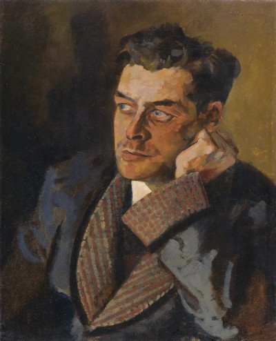 Deze afbeelding toont een kunstzinnig portret van Martin J. Premsela .