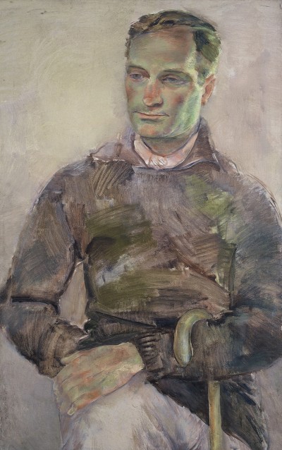 Deze afbeelding toont een kunstzinnig portret van A. Roland Holst.