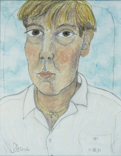 Deze afbeelding toont een kunstzinnig portret van Elly de Waard.