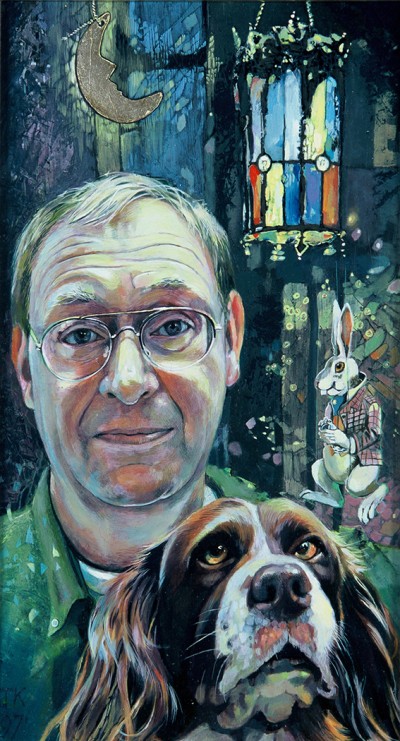 Deze afbeelding toont een kunstzinnig portret van Lévi Weemoedt .