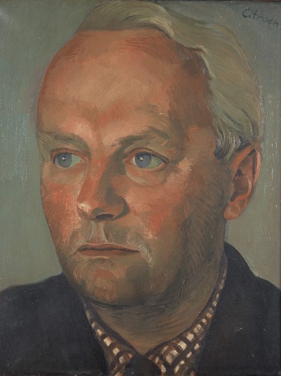 Deze afbeelding toont een kunstzinnig portret van Aar van de Werfhorst.