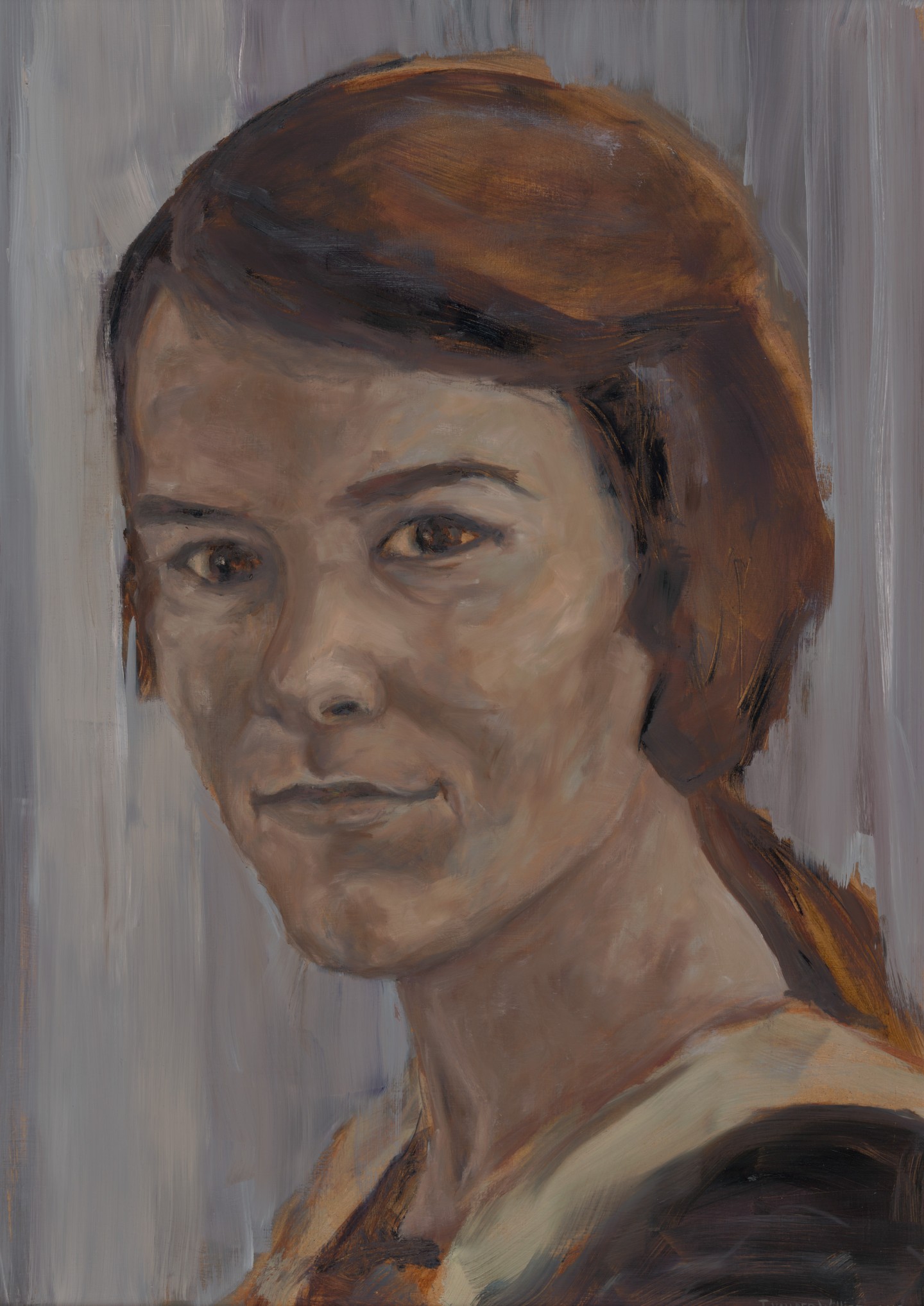 De afbeelding toont een kunstzinnig portret van M. Vasalis. Gemaakt door: Theresa de  Bruijne